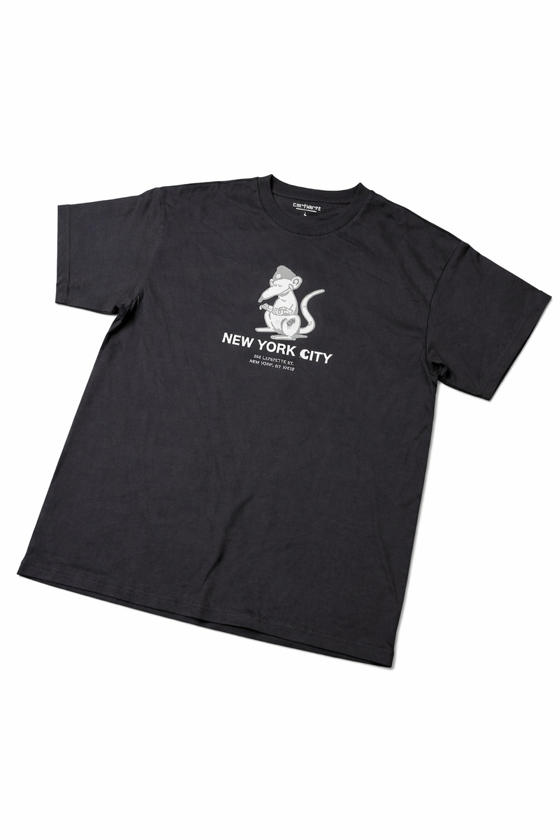Carhartt WIP NYC Rat Tee — Black