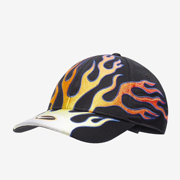 Nike Vintage Flame Cap — Black/Orange