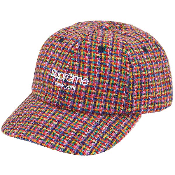 Supreme New York Tweed Cap — Multicolor