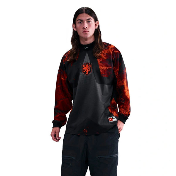 Nike Netherlands Goalkeeper Jersey L/S — Black/Red