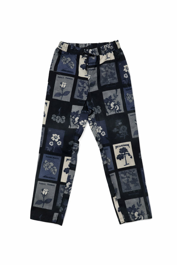 Carhartt WIP Floral Patchwork Pants — Blue/Black