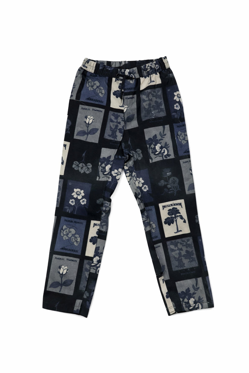 Carhartt WIP Floral Patchwork Pants — Blue/Black