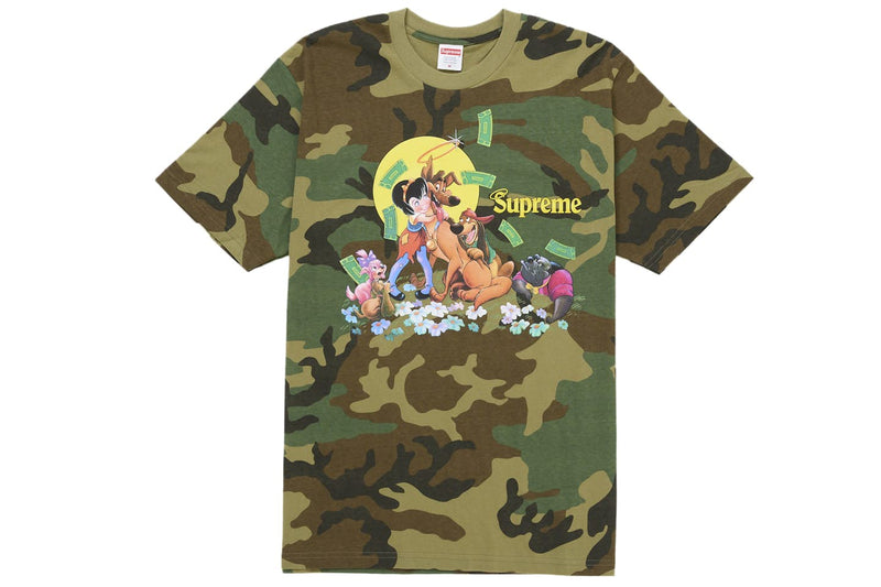 Supreme Friends Tee — Woodland Camo